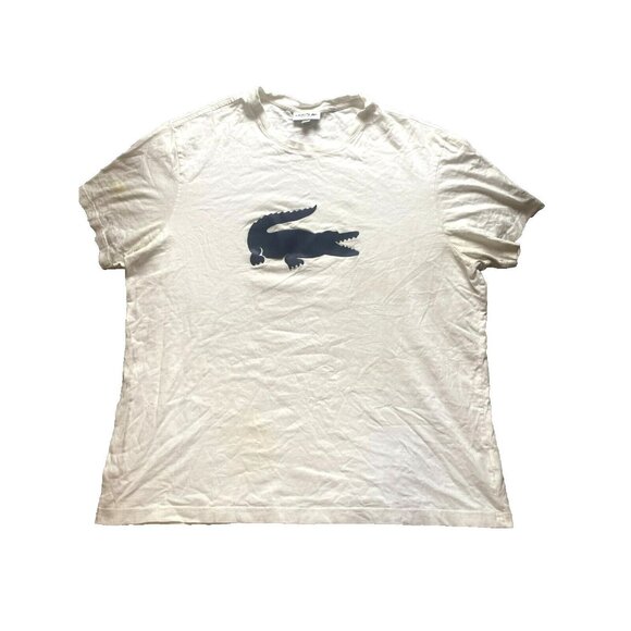 Lacoste Shirt Womens 4XL XXXXL Regular Fit Large Crocodile Patchwork Logo Ladies - Picture 1 of 10